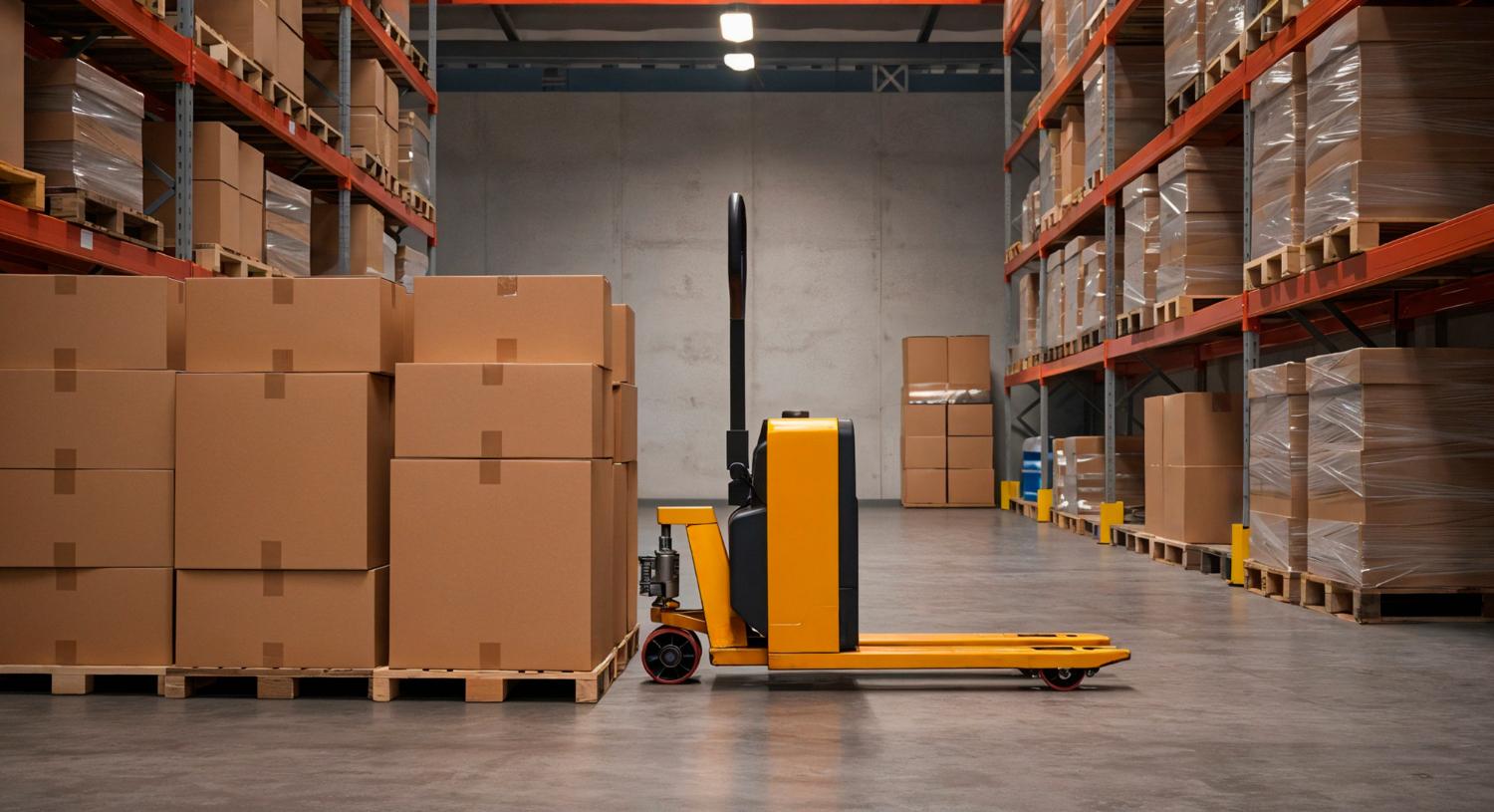 Inside Industrial Warehouse